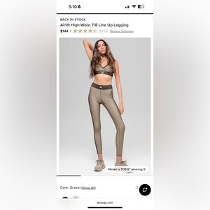 Alo airlift high-waist legging | size XXS